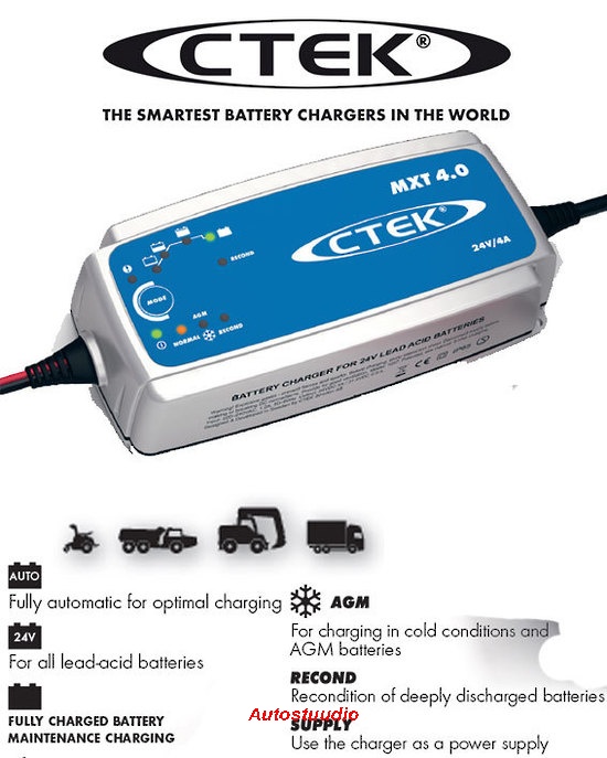 Chargeur de batterie CTEK MXT 4.0 24V 4A