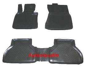 BMW 5 seeria (E60/E61 ja Facelift) 2003-2010 SED salongimatid, must