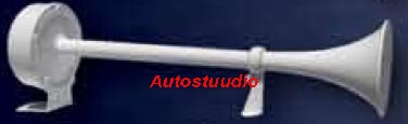 Pasun Deluxe Single Trumpet White, 24V