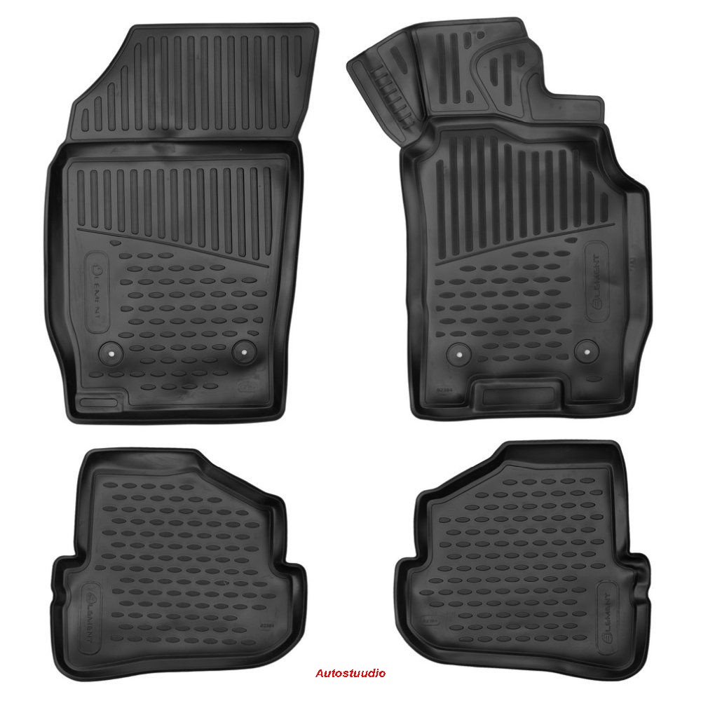 AUDI A1 2010-2018 Sportback 5-ust salongimatid, mustad