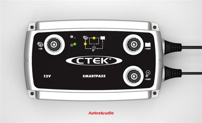 Ctek akulaadija SMARTPASS 80A 12V 28-800 Ah, IP65