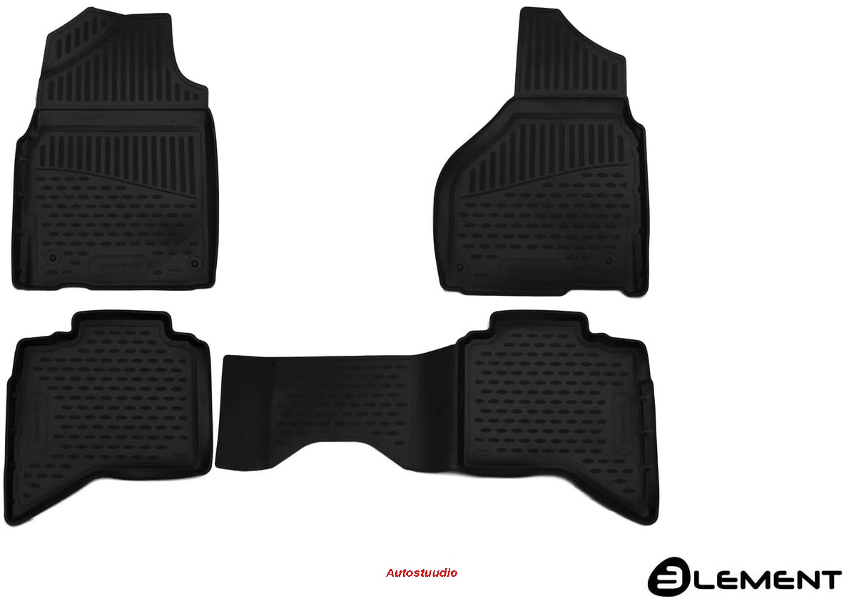 DODGE RAM 1500/2500/3500 Quad Cab 2012-2018 salongimatid, mustad
