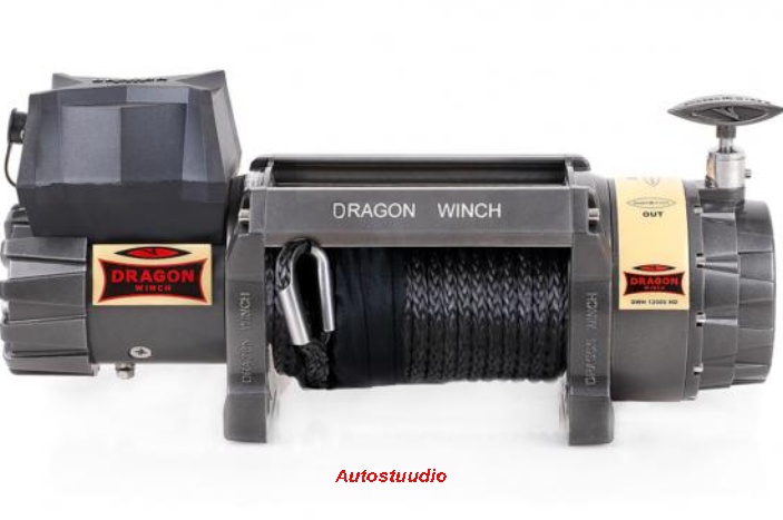 Dragon Highlander DWH9000HD-S 12V 9000 lb/ 4082kg sünt. trossiga