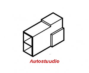 Pistik 2-pin 1337024-1 AMP