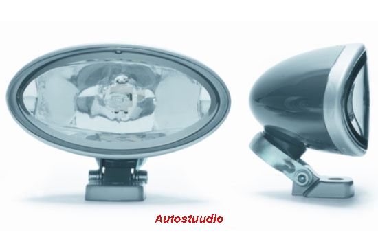 HELLA Comet FF 100 ref. 17,5 kaugtulede komplekt, hall korpus