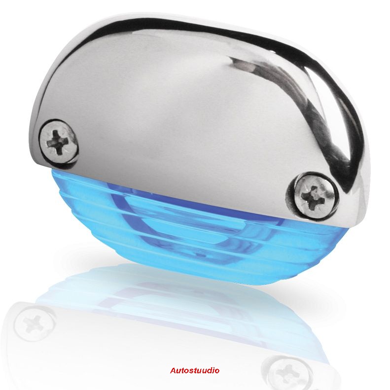 HELLA Marine astmetuli 12V/24V sinine LED, 316 roostevaba kate