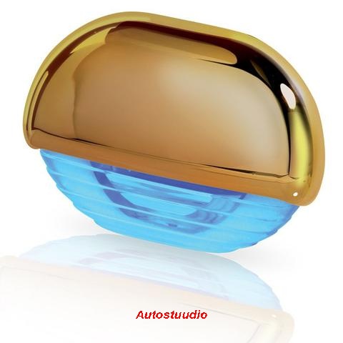 HELLA Marine astmetuli 8-28V sinine LED, kuldne plastik kate