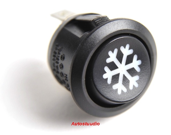 Universaalne klahvlüliti R13 jahutuse ON-OFF, sinine LED, 12/24V