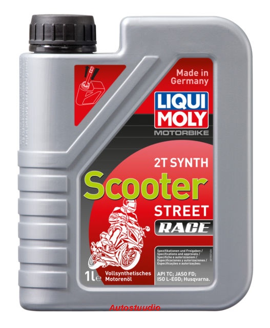 Liqui Moly MOTO Street Race 2-Taktiline poolsünteetiline rolleriõli 1L (1053)