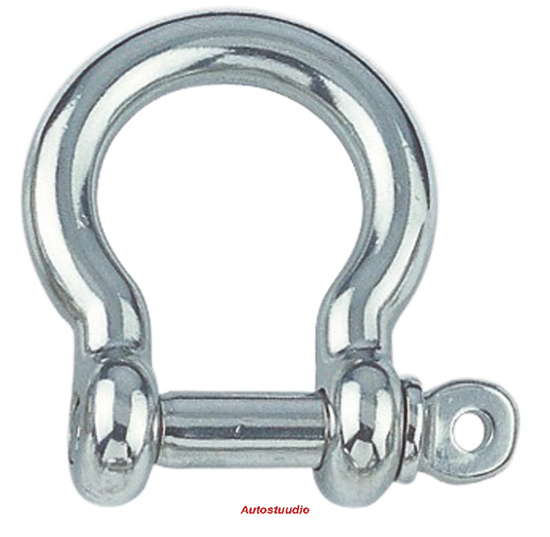 Lüüra - vibukujuline seekel, 4mm A4-AISI 316