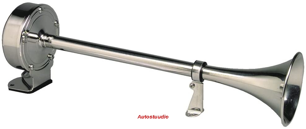 ONGARO Veesõiduki pasun: Deluxe Single Trumpet TT roostevaba, 24V