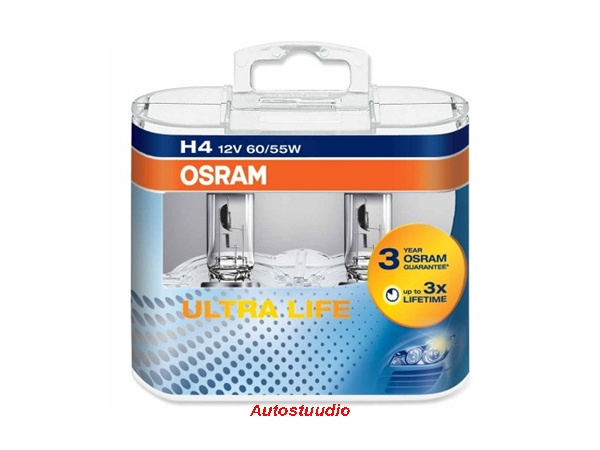 Esitule pirn H4 Ultra Life Duo 12V 60/55W