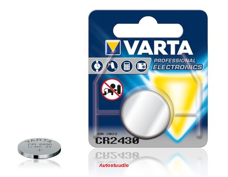 Patarei VARTA CR2430 3V litium 24,5x3,0mm