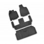DODGE Grand Voyager (Caravan) 2008-2015 3-rida salongimatid, mustad