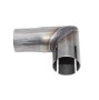 Heitgaasitoru - summutitoru ø 26->24mm põlv 90°