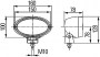 Hella Oval 100 FF töötuli 12/24V