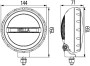 Hella Comet 200 LED 12V ref.12,5 lisakaugtuli