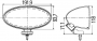 Hella Comet FF 300 kaugtule element