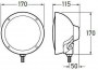 Hella Luminator Compact Chromium kaugtuli 12V ref 37,5 -  1 tk