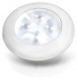 Ringvalgusti valge 24V LED, valge plastik raam