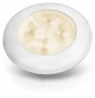 Ringvalgusti soe valge 24V LED, valge plastik raam
