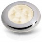 Ringvalgusti soe valge 24V LED, matt roostevaba raam
