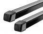 Thule SquareBar 766 nelikant (tugevdatud) 200cm 2tk, must