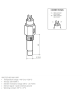 Jahutusvedeliku temperatuuri andur 40-120°C 5/8″-18NF-3 hoiatuskontaktiga 95°C