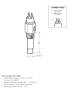 Jahutusvedeliku temperatuuri andur 40-120°C 1/2″-14NPTF hoiatuskontaktiga 103°C