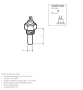 VDO jahutusvedeliku temperatuuri andur 40-120°C 1/2″-14NPTF 6-24V