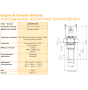 VDO IP Jahutusvedeliku temperatuuri andur -40°C kuni +140°C M12x1,5