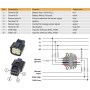 VDO SingleViu Ampermeeter -100A - +100A ø 52mm, must