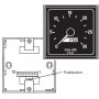 VDO "ModulCockpit II-4" Tahhomeeter koos elektroonilise tunnilugejaga 100mm 2000p/min 12-24V