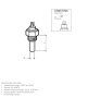 VDO Õli temperatuuri andur 50-150°C 1/4″-18 NPTF 6-24V 