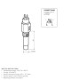 Jahutusvedeliku temperatuuri andur 40-120°C 5/8″-18 NF-3 hoiatuskontaktiga 95°C