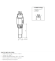 Jahutusvedeliku temperatuuri andur 40-120°C 5/8″-18 NF-3 hoiatuskontaktiga 105°C