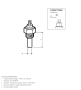 Õli temperatuuri andur 50-150°C 1/4″-18 NPTF 6-24V