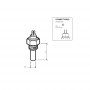 VDO Õli temperatuuri andur 50-150°C 5/8-18 UNF-2A 6-24V 