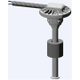 Tasemeandur - toruandur 550mm ø 54mm SS316 kontaktivaba