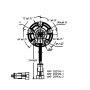 Sügavuse - tasemeandur toruandur 250mm ø 54mm 90-4Ohm