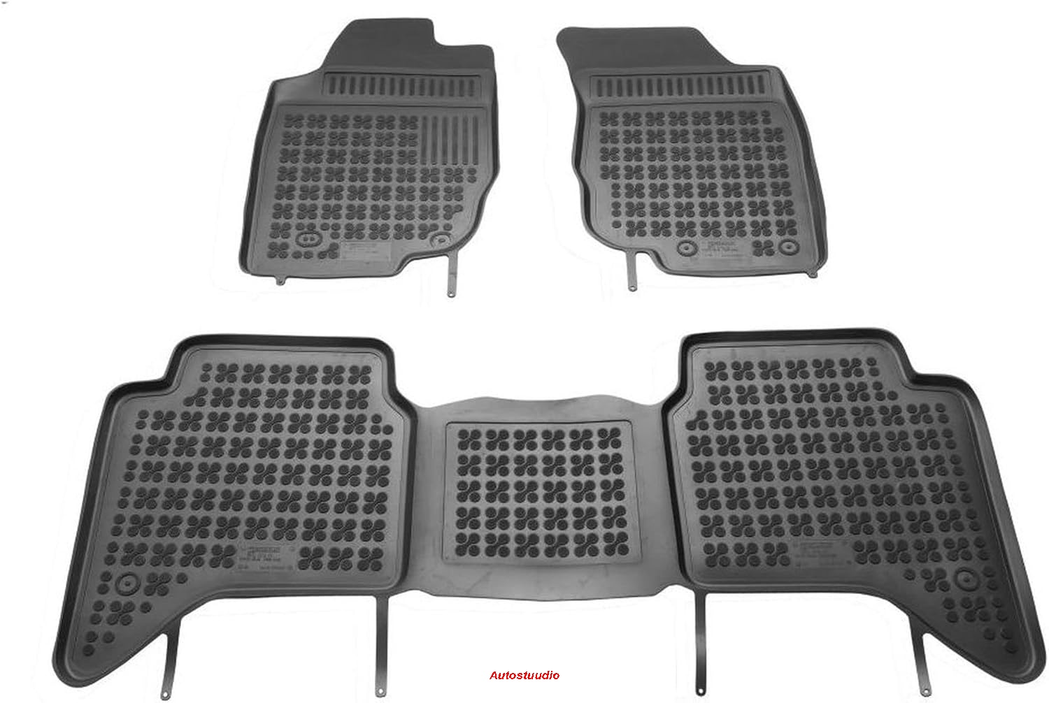 TOYOTA Hilux 2005-2015 salongimatid, mustad