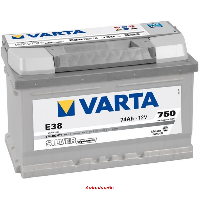 Varta aku 74Ah 750A 278*175*175 - + Silver Dynamic