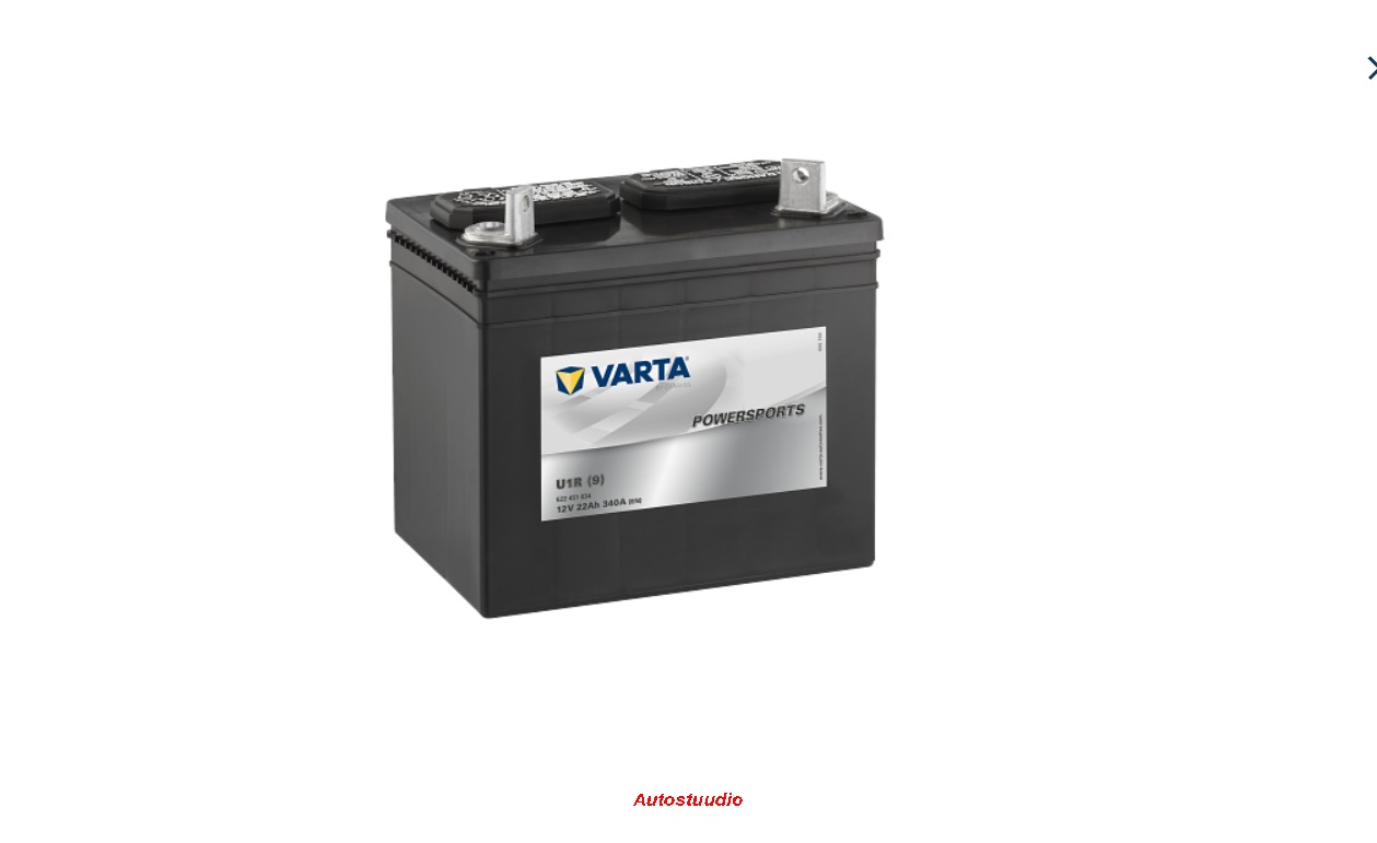 VARTA Powersports Gardening aku 12V 22Ah 340A -/+