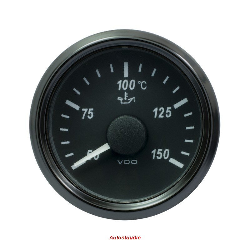 VDO 2426 SingleViu Mootoriõli temperatuuri näidik 150C 52mm, must
