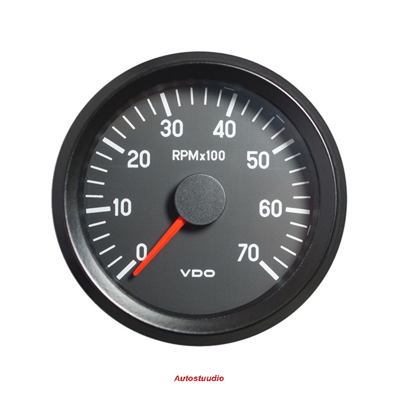 VDO Tahhomeeter 80mm 7000p/min 12V, must