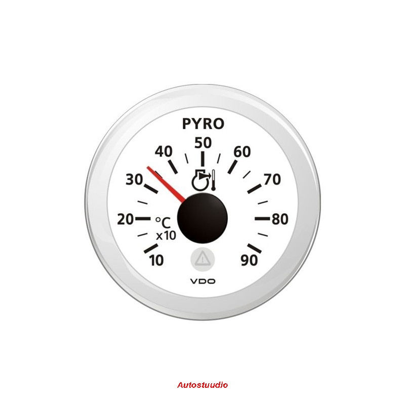 ViewLine Püromeeter 52mm 100°C-900°C 12V/24V, valge