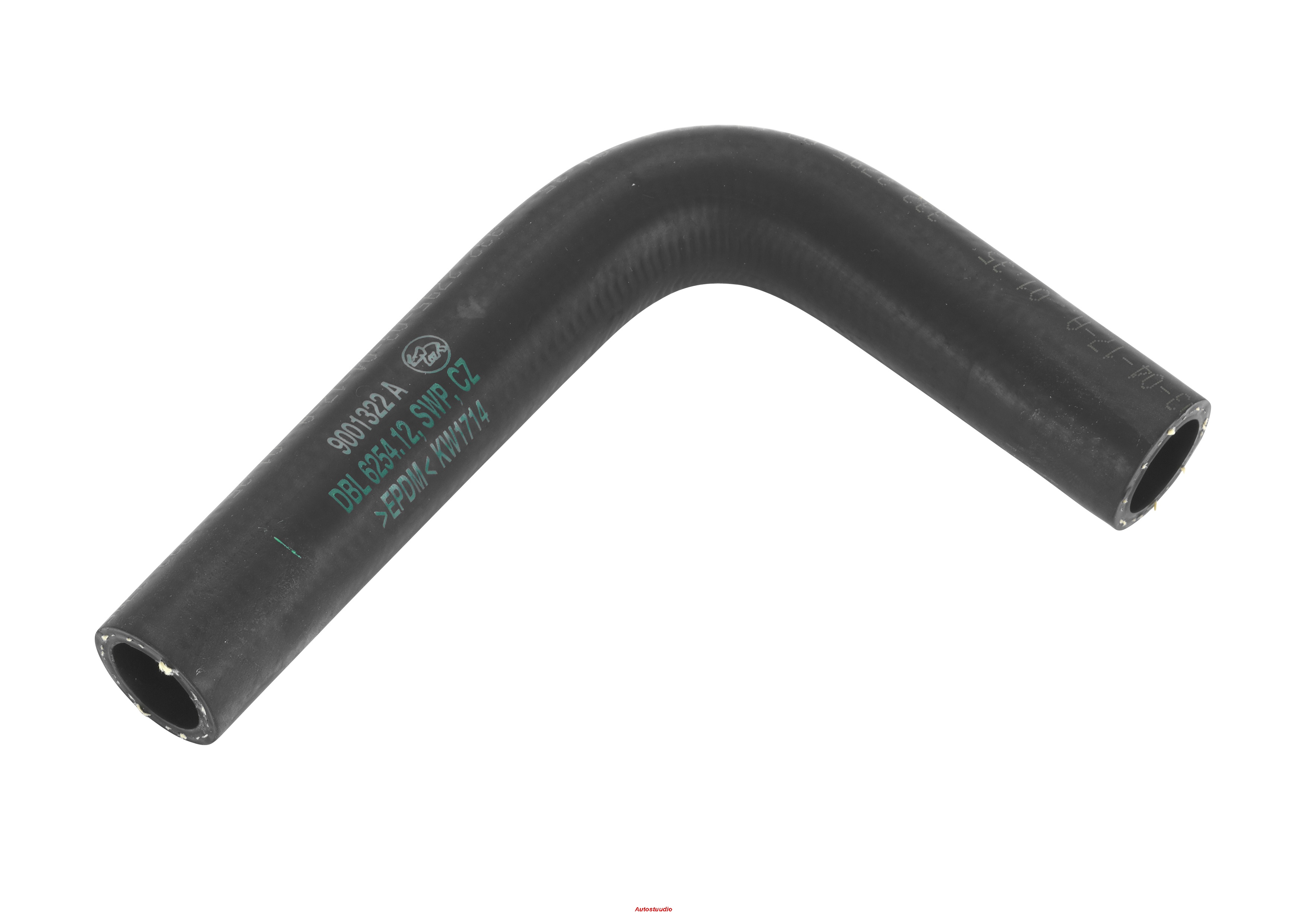 Veeühendustoru - vormvoolik ø 18/25mm 90° L1=125mm L2=90mm