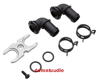 Veeühendustoru vooliku ühendused D=20mm 2x90 Thermo Pro 50